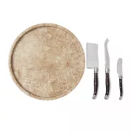  Set 3 cutite branzeturi, Vinga, 42FEB232034, 26.8x13.6x2.5 cm, Otel, Argintiu