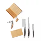 Set 3 cutite branzeturi, Vinga, 42FEB232034, 26.8x13.6x2.5 cm, Otel, Argintiu