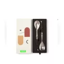 Set 2 tacamuri, Vinga, 42FEB232057, 25.7x5x0.5 cm, Otel, Argintiu