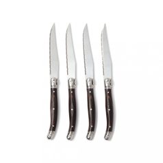   Set 4 cutite de carne, Vinga, 42FEB232035, 26.5x3x2.5 cm, Otel, Argintiu