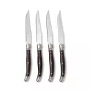 Set 4 cutite de carne, Vinga, 42FEB232035, 26.5x3x2.5 cm, Otel, Argintiu