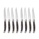 Set 4 cutite de carne, Vinga, 42FEB232035, 26.5x3x2.5 cm, Otel, Argintiu