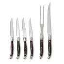 Set 4 cutite de carne, Vinga, 42FEB232035, 26.5x3x2.5 cm, Otel, Argintiu