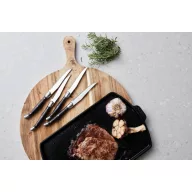   Set 4 cutite de carne, Vinga, 42FEB232035, 26.5x3x2.5 cm, Otel, Argintiu