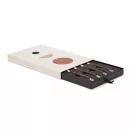 Set 4 cutite de carne, Vinga, 42FEB232035, 26.5x3x2.5 cm, Otel, Argintiu