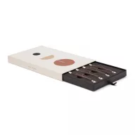   Set 4 cutite de carne, Vinga, 42FEB232035, 26.5x3x2.5 cm, Otel, Argintiu