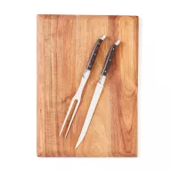   Set cutit si furca, Vinga, 42FEB232036, 30.5x8.5x2.8 cm, Otel, Argintiu