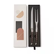  Set cutit si furca, Vinga, 42FEB232036, 30.5x8.5x2.8 cm, Otel, Argintiu