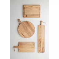 Tocator alimente, Vinga, 42FEB232137, 40x30x2 cm, Lemn, Maro