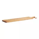 Platou de bucatarie, Vinga, 42FEB232566, 75x15x1.5 cm, Lemn, Maro