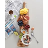   Platou de bucatarie, Vinga, 42FEB232566, 75x15x1.5 cm, Lemn, Maro