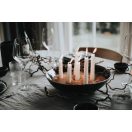 Bol adanc 30 cm, 2401E16649, Vinga, 30x30x9 cm, Gresie, Negru