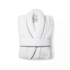   Halat de baie, Vinga, 42FEB231244, universala, Unisex, 40x28x12 cm, Bumbac, Alb