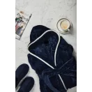 Halat de baie S-M, 2401E16593, Vinga, 42x31xØ6 cm, rPET, Albastru navy