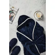   Halat de baie S-M, 2401E16593, Vinga, 42x31xØ6 cm, rPET, Albastru navy