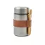 Termos pentru mancare, Vinga, 42FEB232531, 1000 ml, 8.8x8.8x15.2 cm, Otel, Argintiu