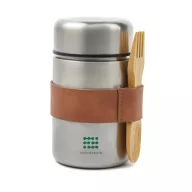   Termos pentru mancare, Vinga, 42FEB232531, 1000 ml, 8.8x8.8x15.2 cm, Otel, Argintiu