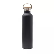   Termos, Vinga, 42FEB232532, 1000 ml, 31.5xØ8 cm, Otel, Negru