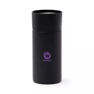   Cana termos, Vinga, 42FEB232543, 300 ml, 16xØ7 cm, Otel, Negru