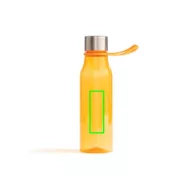   Sticla de apa bidon sport, Vinga, 42FEB231082, 600 ml, 23.5xØ6.5 cm, Tritan, Portocaliu