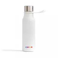 Termos, Vinga, 42FEB232530, 450 ml, 23xØ6.5 cm, Otel, Alb