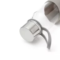   Sticla de apa bidon sport, Vinga, 42FEB231076, 550 ml, 23.5xØ6.5 cm, Sticla, Gri