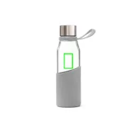   Sticla de apa bidon sport, Vinga, 42FEB231076, 550 ml, 23.5xØ6.5 cm, Sticla, Gri