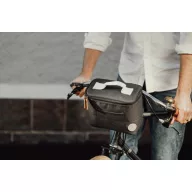   Geanta termoizolanta de bicicleta, Vinga, 42FEB232212, 21x17x12 cm, Polietilena, Peva, Negru