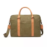   Geanta laptop, Vinga, 42FEB230074, 16 inch, 30x9x40 cm, Bumbac, Verde