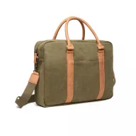   Geanta laptop, Vinga, 42FEB230074, 16 inch, 30x9x40 cm, Bumbac, Verde