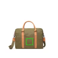   Geanta laptop, Vinga, 42FEB230074, 16 inch, 30x9x40 cm, Bumbac, Verde