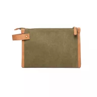   Geanta cosmetice, Vinga, 42FEB232120, 18x7x27 cm, Bumbac, Verde