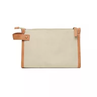   Geanta cosmetice, Vinga, 42FEB232119, 18x7x27 cm, Bumbac, Maro