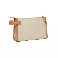   Geanta cosmetice, Vinga, 42FEB232119, 18x7x27 cm, Bumbac, Maro