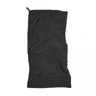   Prosop fitness absorbant, Vinga, 42FEB234993, 140 x 70 x 1 cm, Microfibra, Negru