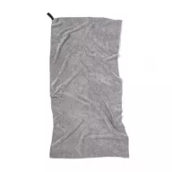   Prosop fitness absorbant, Vinga, 42FEB234995, 140 x 70 x 1 cm, Microfibra, Gri