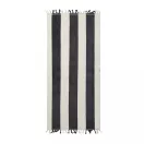 Prosop de plaja, 2401E16684, Vinga, 180x80x0.5 cm, Bumbac, Negru