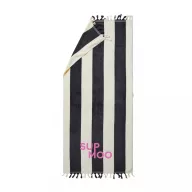   Prosop de plaja, 2401E16684, Vinga, 180x80x0.5 cm, Bumbac, Negru