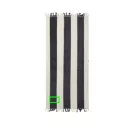 Prosop de plaja, 2401E16684, Vinga, 180x80x0.5 cm, Bumbac, Negru