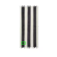   Prosop de plaja, 2401E16684, Vinga, 180x80x0.5 cm, Bumbac, Negru