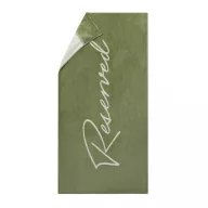   Prosop de plaja, 2401E16596, Vinga, 160x80x0.4 cm, Bumbac, Verde