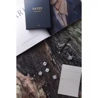   Joc de masa Yatzy, Vinga, 42FEB231384, 12x16.5x3 cm, ABS, Albastru Navy