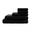 Prosop de baie, 2401E16504, Vinga, 140x70x0.5 cm, Bumbac, Negru