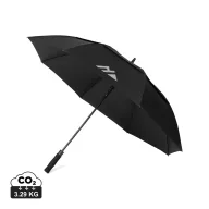   Umbrela de buzunar, Nordic Drift, 2610E18614, 94xØ123 cm, rPET, Fibra de sticla, Negru