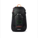Rucsac sport casual 24L, Nordic Drift, 2610E19188, 30x17x47 cm, rPET, Negru