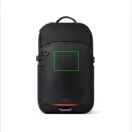 Rucsac sport casual 16L, Nordic Drift, 2610E19190, 27x14x45.5 cm, rPET, Negru