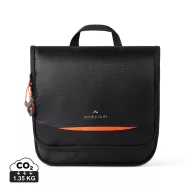   Geanta de cosmetice, Nordic Drift, 2610E19120, Compartimentata, Cu agatatoare, Cu maner, 21x8x22 cm, rPET, Negru