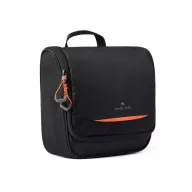   Geanta de cosmetice, Nordic Drift, 2610E19120, Compartimentata, Cu agatatoare, Cu maner, 21x8x22 cm, rPET, Negru
