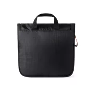   Geanta de cosmetice, Nordic Drift, 2610E19120, Compartimentata, Cu agatatoare, Cu maner, 21x8x22 cm, rPET, Negru