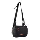 Geanta crossbody, Nordic Drift, 2610E17392, 27x8.5x19.5 cm, rPET, Negru
